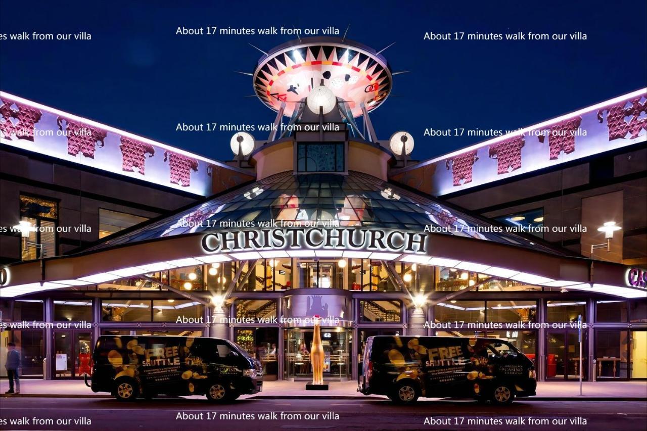 City Centre Superior Villa 3 Large Double Bedrooms Christchurch Eksteriør billede