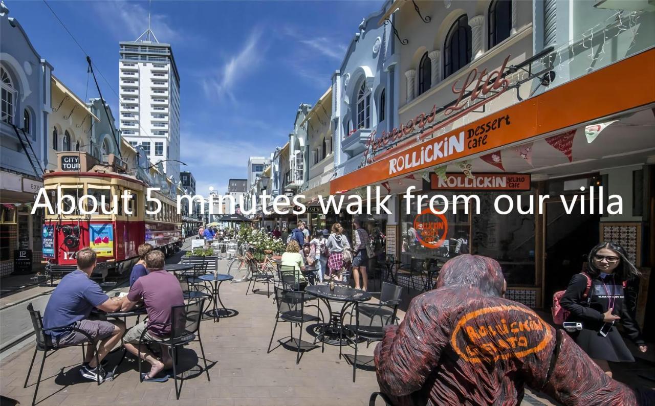 City Centre Superior Villa 3 Large Double Bedrooms Christchurch Eksteriør billede